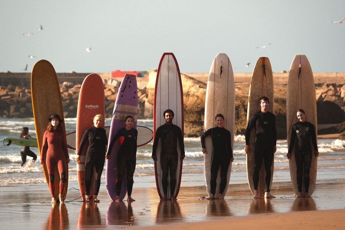Semi-private surf lesson in Imsouane with small-group coaching and local guidance